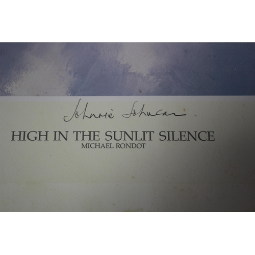 144 - Collectair Limited Edition Signed Print - High in the Sunlit Silence - Michael Rondot - Featuring a ... 