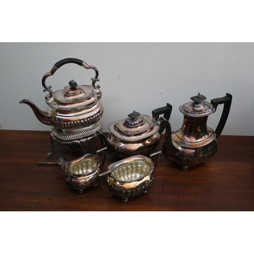 15 - Walker & Hall Sheffield Plated Tea / Coffee Set