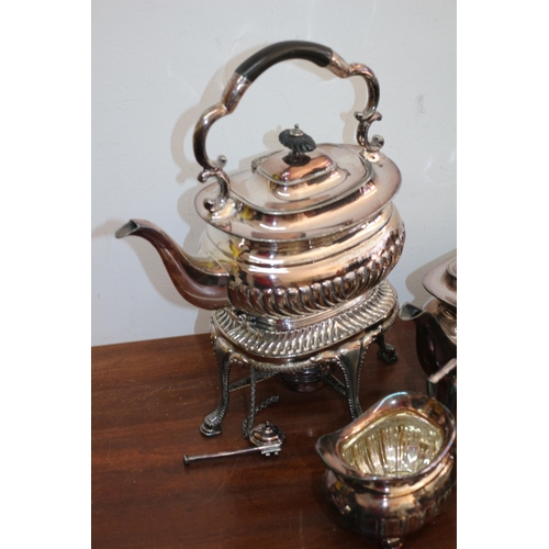 15 - Walker & Hall Sheffield Plated Tea / Coffee Set