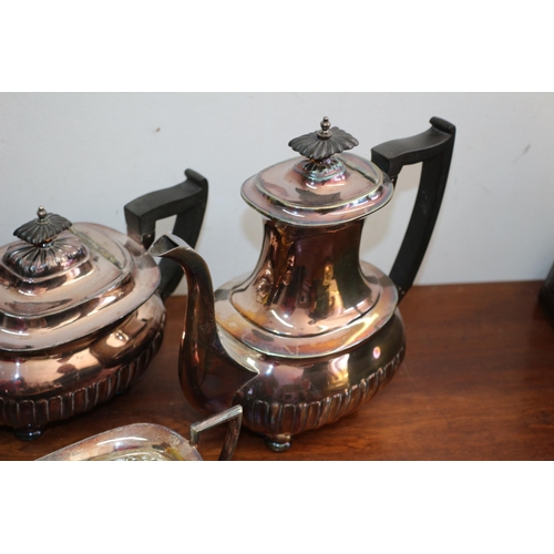 15 - Walker & Hall Sheffield Plated Tea / Coffee Set