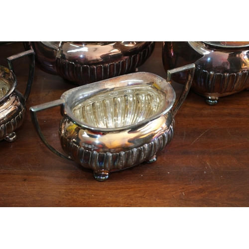 15 - Walker & Hall Sheffield Plated Tea / Coffee Set