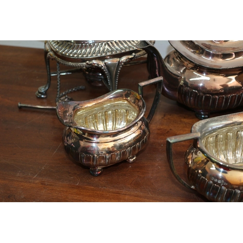 15 - Walker & Hall Sheffield Plated Tea / Coffee Set