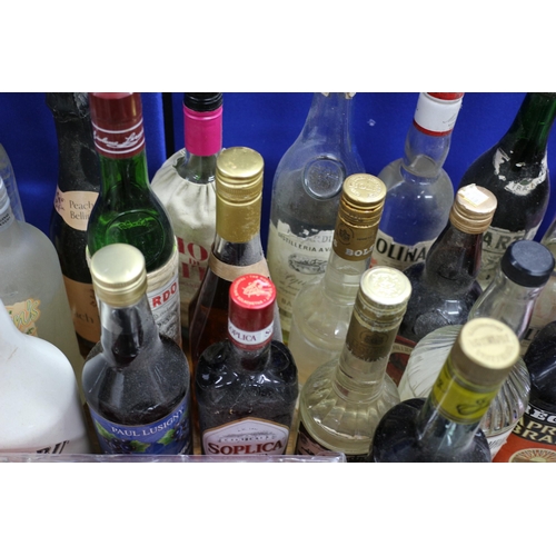 157 - Large Selection of Alcohol - Mixed Levels - Several Unopened