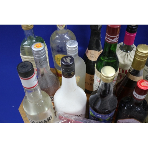 157 - Large Selection of Alcohol - Mixed Levels - Several Unopened