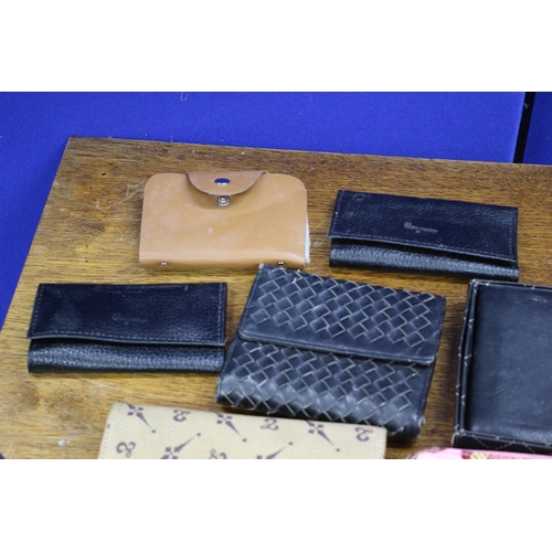 165 - Nice Selection of Wallets and Purses - Several Leather