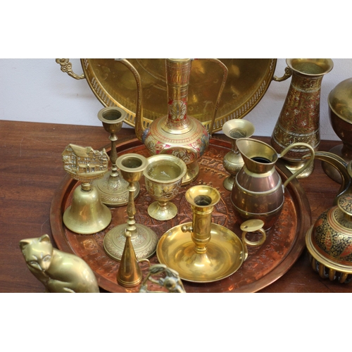 17 - Selection of Brass ware