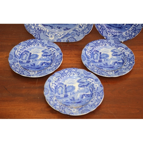 21 - Selection of Spode 'Italian' Dishes x 5 Blue and White