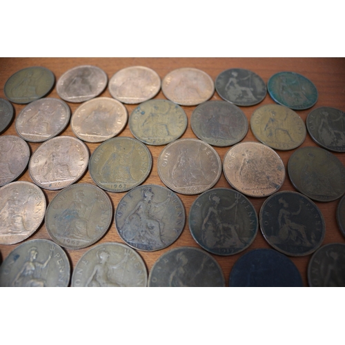 24 - Nice selection of Old Pennies 324g INC. 1799, 1863, 1896