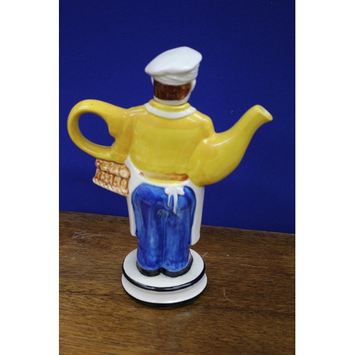 246 - Highly Collectable Tony Carter Pottery Tea Pot - The Baker - 22cm Tall