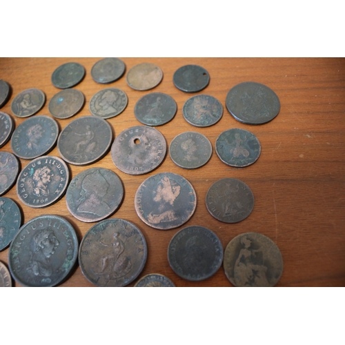 27 - Early 1700's & 1800's coins and Half Pennies (Mainly British)