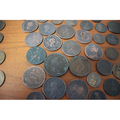 27 - Early 1700's & 1800's coins and Half Pennies (Mainly British)