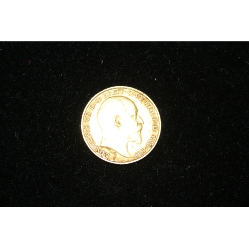 28 - 1910 Gold Half Sovereign Edward VII