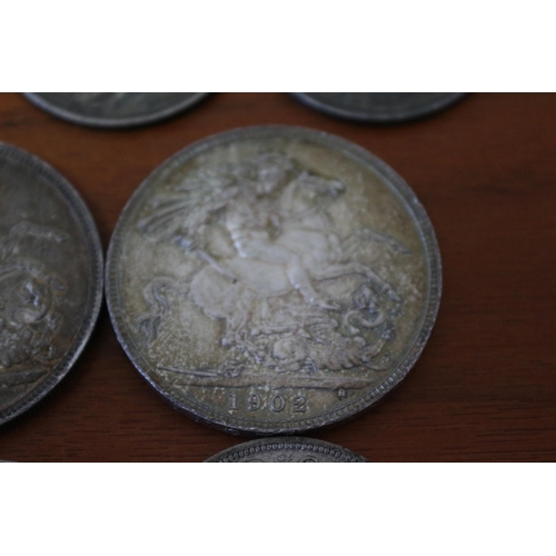 34 - Collection of Silver Crowns dating 1887-1956