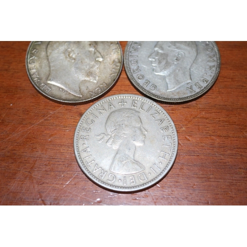 34 - Collection of Silver Crowns dating 1887-1956