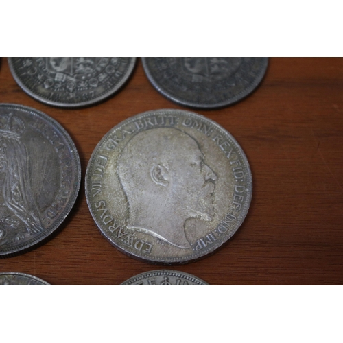 34 - Collection of Silver Crowns dating 1887-1956