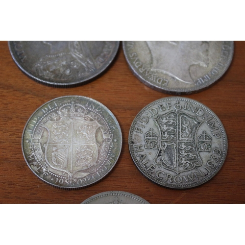 34 - Collection of Silver Crowns dating 1887-1956