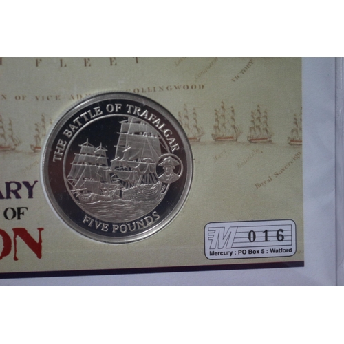 49 - 250th Anniversary Nelson Silver Coin Cover