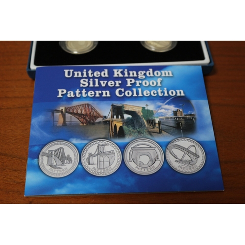 50 - Royal Mint Silver Proof Coin Pattern Collection