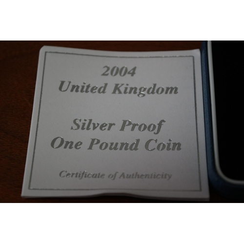 66 - 2004 Silver One Pound Coin (Silver Proof)