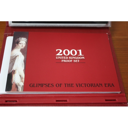 93 - 2001 Westminster UK Proof Set, Glimpses of the Victorian Era (10 coins)