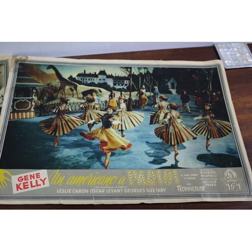 380 - 3 x Original Gene Kelly French Film Posters Promoting An American in Paris