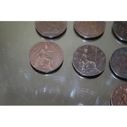 382 - Collection of George V Farthings x 16 - 1911 on