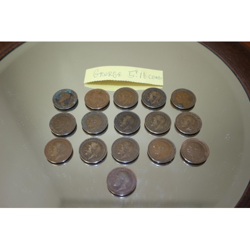 382 - Collection of George V Farthings x 16 - 1911 on