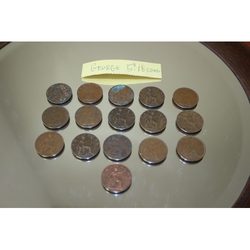 382 - Collection of George V Farthings x 16 - 1911 on