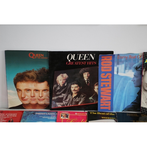 315 - Selection of Vinyl Lp's including Queen, Nazareth, Blondie and Various Mixed Media