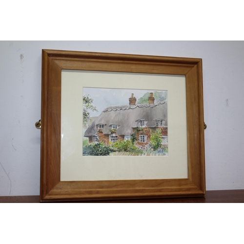 347 - Original Ann Toat Watercolour with Letter - 35 x 30.5cm