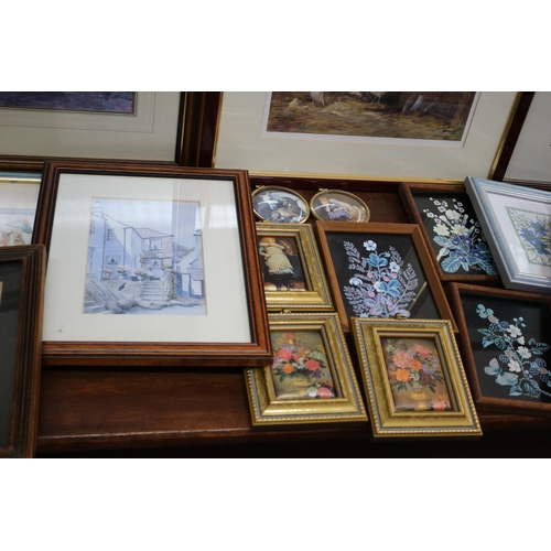 354 - Box Containing a Quantity of Framed and Glazed Prints and Other Media Pictures