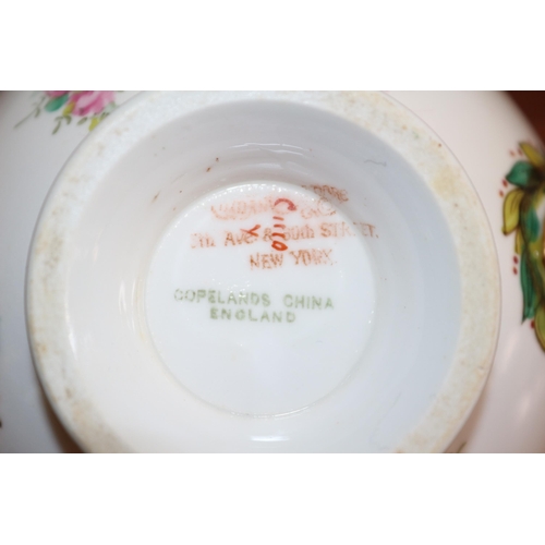 366 - From the Estate of Lord and Lady Cornwallis - Set of 6 Spode Copeland Twin Handled Tea / Chocolate C... 