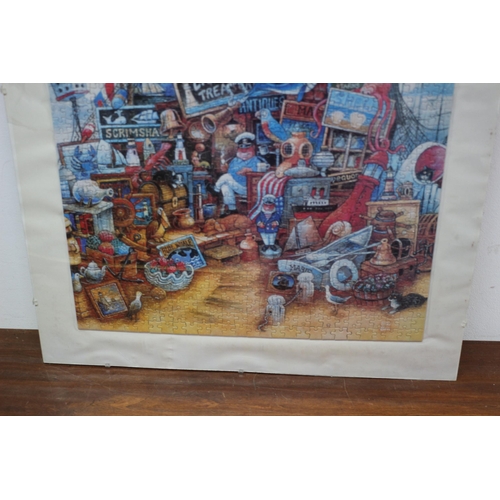 19 - Large Puzzle Picture by Cornish Artist in Frame