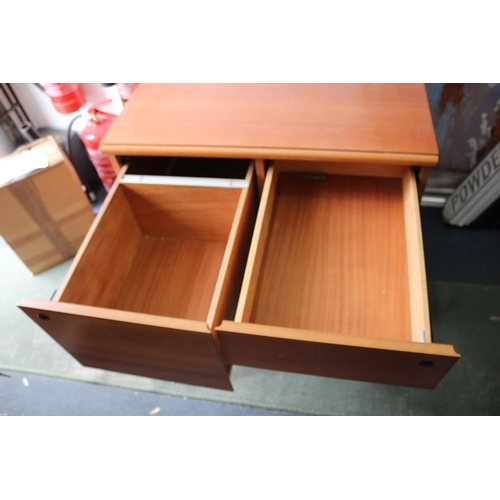 40 - Good Quality and Good Size Filing Cabinet and Drawer on Casters