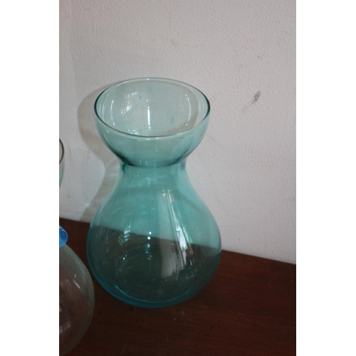 78 - 5 Hyacinth Bud Vases - One Aged