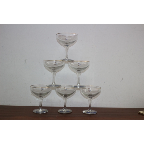 89 - Set of 6 Vintage 1950/60's Babycham Glasses