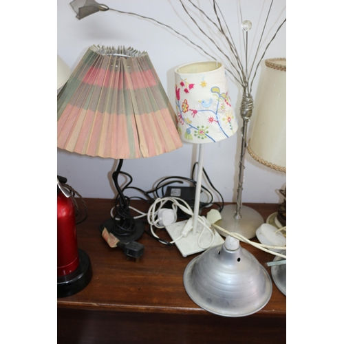 94 - Selection of Various Table Lamps