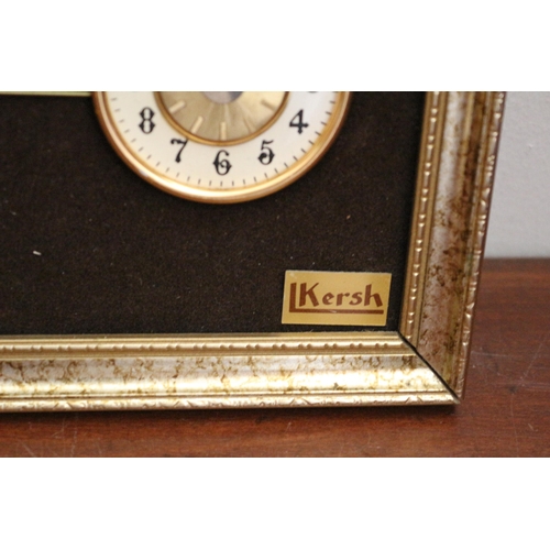 102 - Framed Vintage Horological Collage from L. Kersh with Certificate of Authenticity