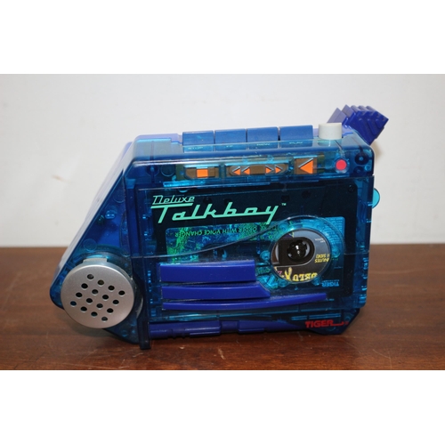 112 - Collectable and rare Blue Delux Vintage Talkboy by Tiger