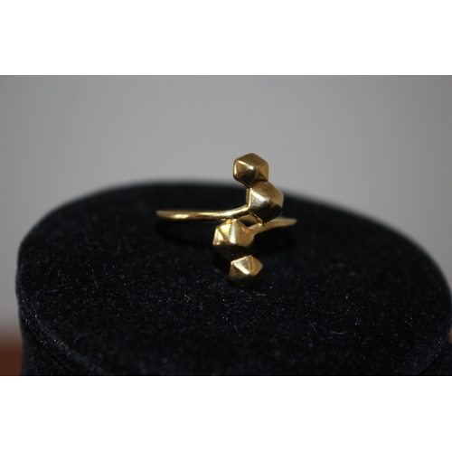 125 - Silver 925 Ring with Gilding