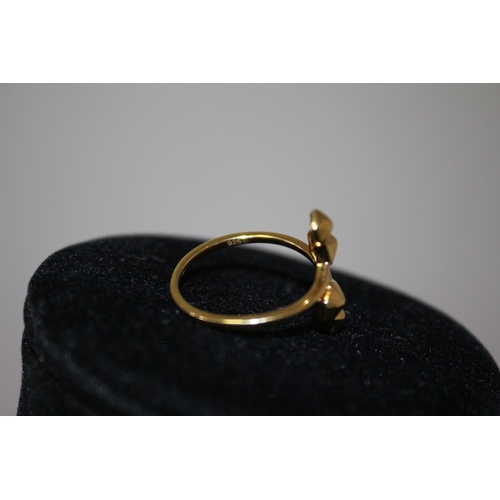 125 - Silver 925 Ring with Gilding