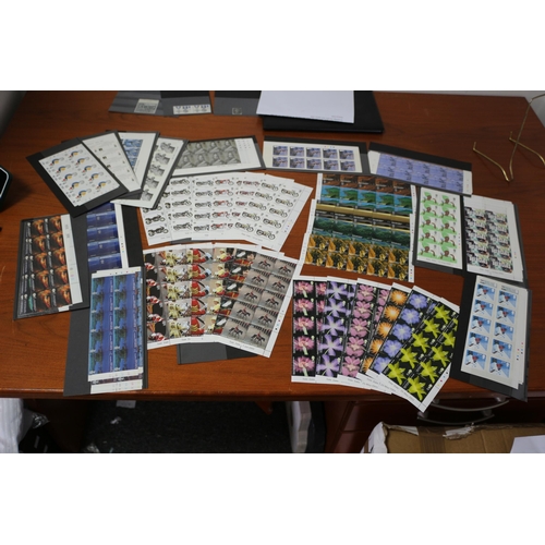 128 - Selection of U/M British Stamp Sets from 2003 to 2005, All in Marginal Blocks of 10 Showing The Colo... 