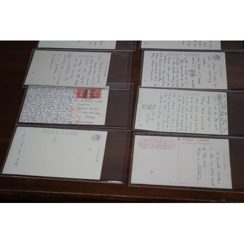 357 - 25 x c1920 Collection of Japanese Postcards in Individual Sleeves