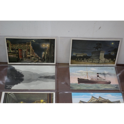 357 - 25 x c1920 Collection of Japanese Postcards in Individual Sleeves