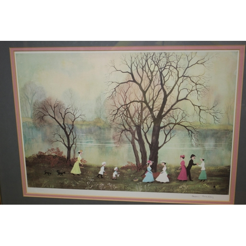 360 - Helen Bradley Signed Lithograph with Blind Stamp - Framed and Glazed - 77 x 60cm