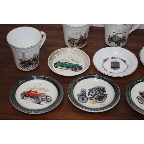 38 - Selection of Automobile Related Crockery