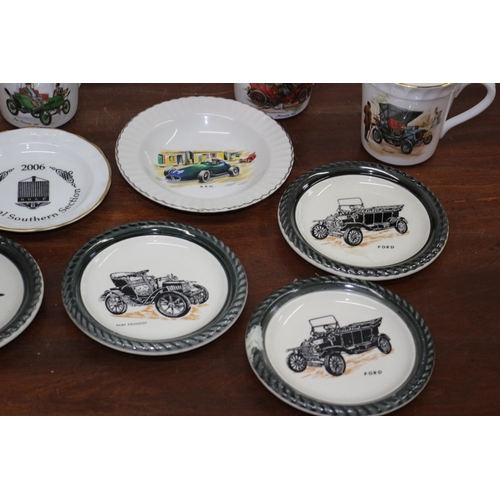 38 - Selection of Automobile Related Crockery