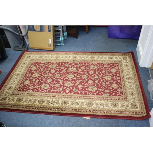 54 - 120 x 80 Tiara Red/Cream Rug