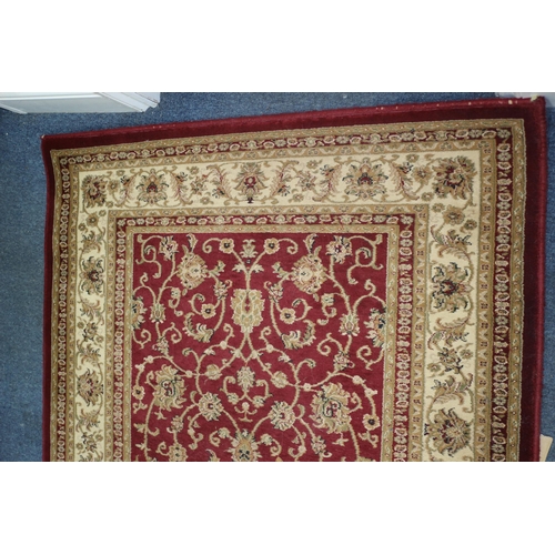 54 - 120 x 80 Tiara Red/Cream Rug