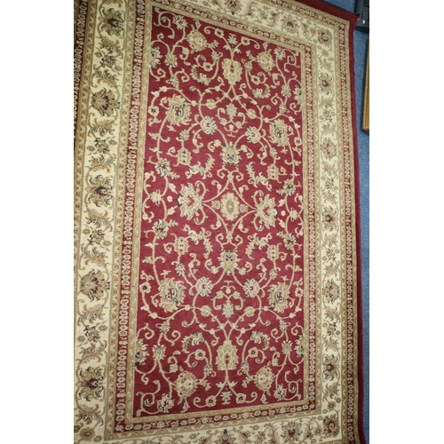 54 - 120 x 80 Tiara Red/Cream Rug